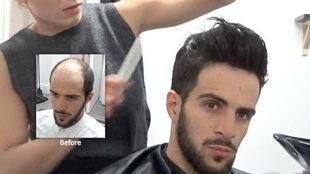 欧美帅哥镜子擦头发视频,尽显魅力风采